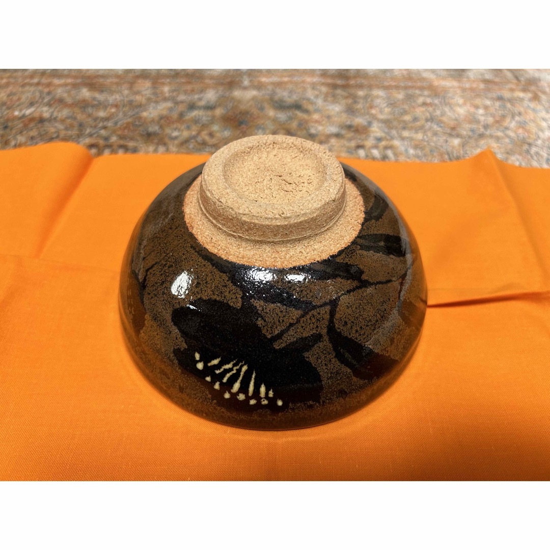 人間国宝 原清 鉄釉花鳥文茶碗 共箱付きの通販 by ARMY OF ONE｜ラクマ