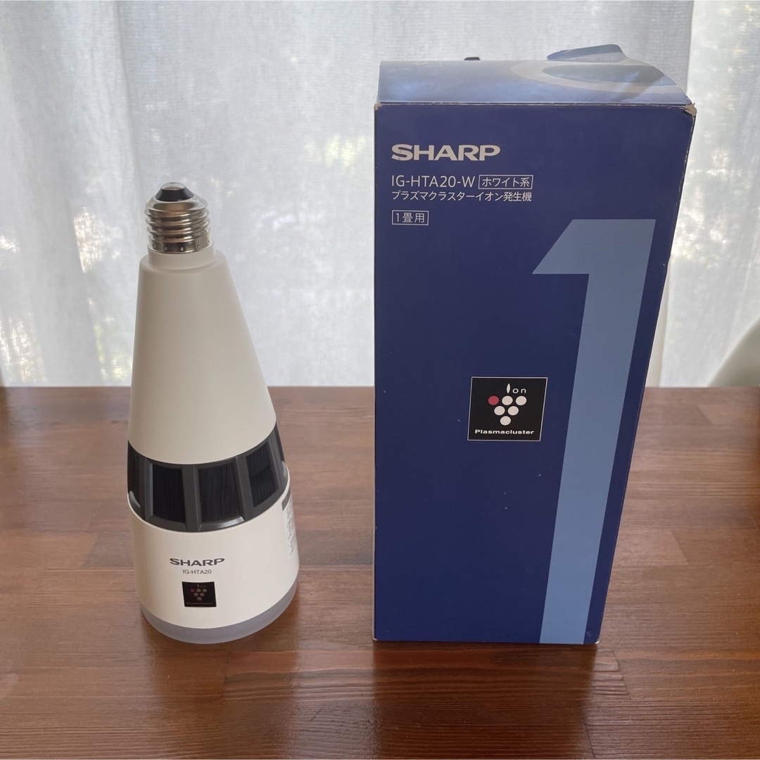 SHARP IG-HTA20-W プラズマクラスター イオン発生器 ホワイト シャープ