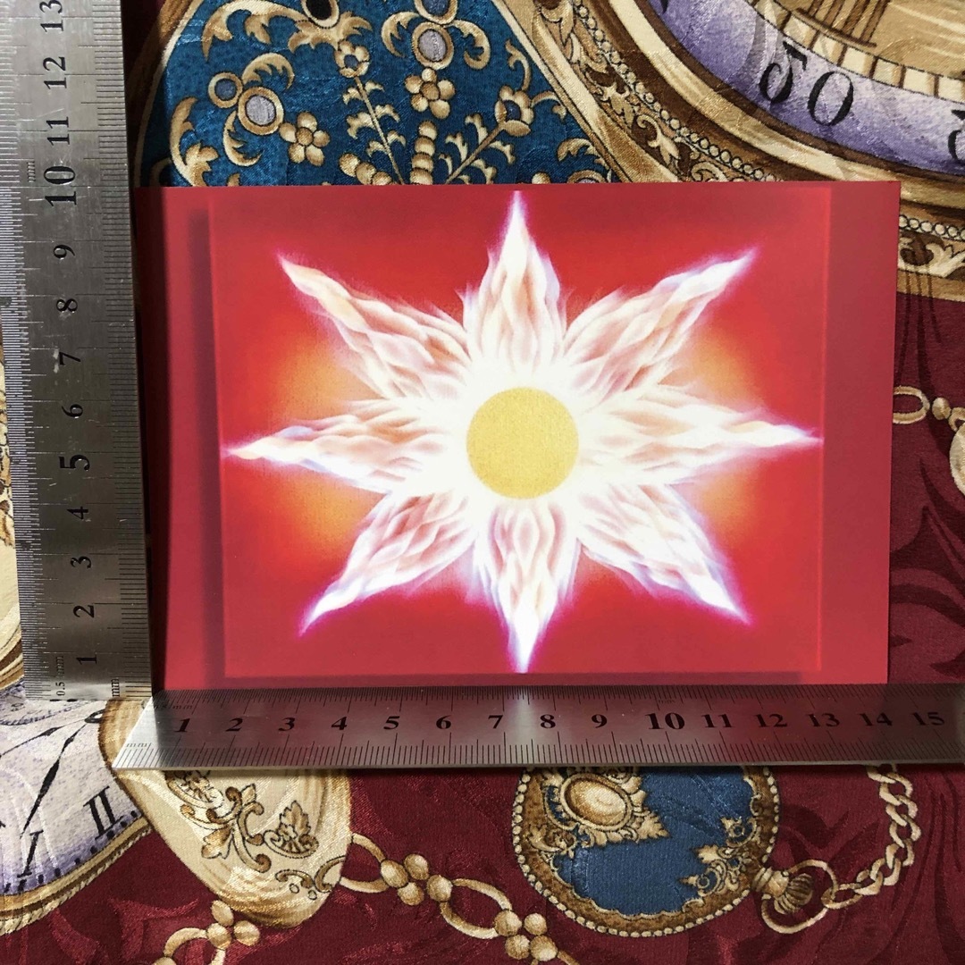 エナジーアート】大天使ミカエル(赤)ポストカード 強力波動