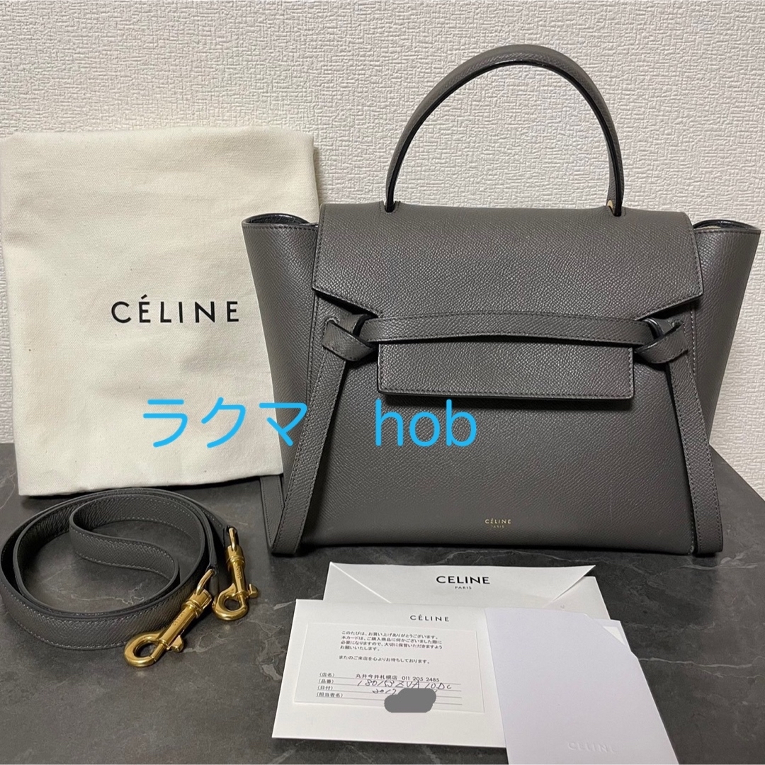 CELINE - CELINE ベルトバッグ マイクロの通販 by hob｜セリーヌならラクマ