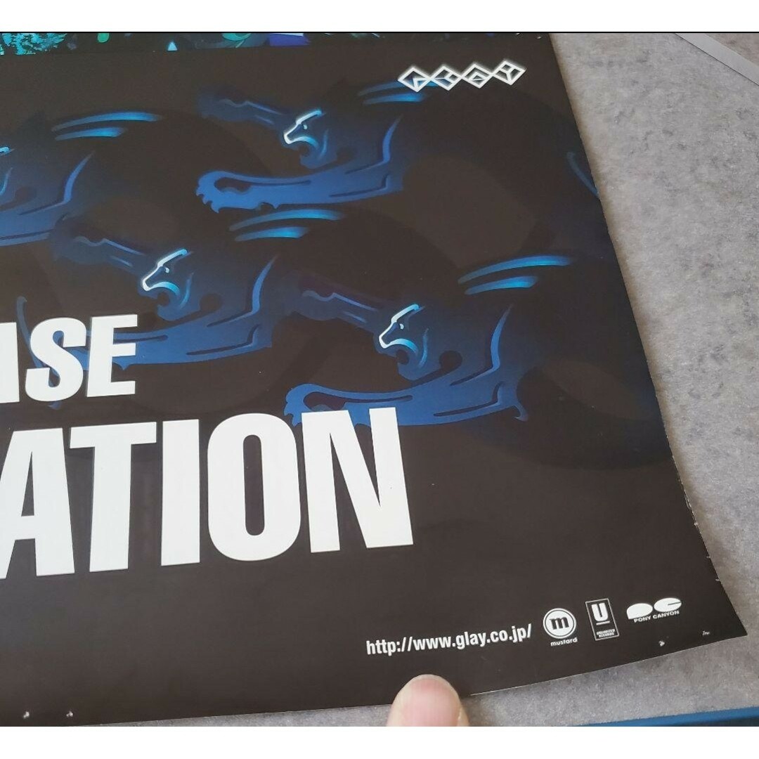 GLAY店頭用告知ポスターB2 TAKURO TERU JIRO HISASHIの通販 by E♡'s