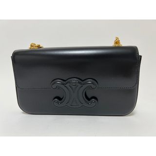 CELINE - セリーヌ チェーンショルダーバッグ トリオンフ ブラック