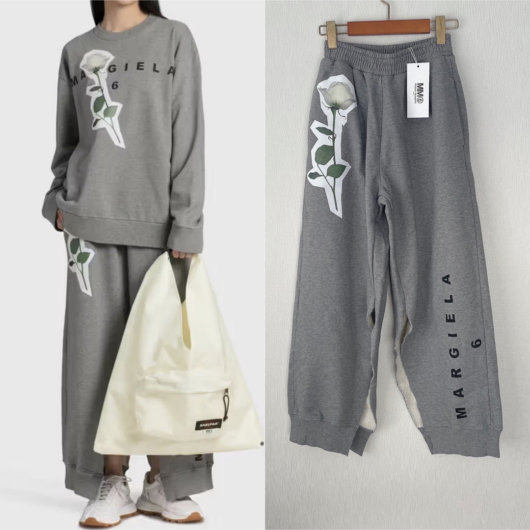 MM6 - 【新品】MM6 MaisonMargiela グレー スウェット パンツの通販 by