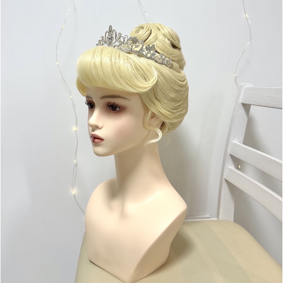 確認用、シンデレラ、dハロ、ディズニー仮装、シンデレラウィッグの