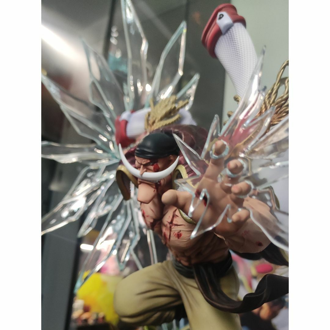 ワンピース 白ひげ エドワード ガレージキット フィギュア 塗装済み