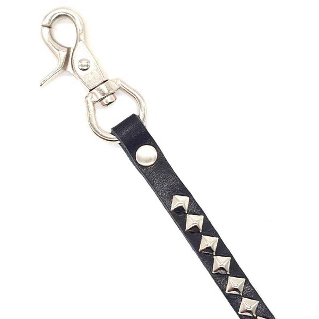 CALEE - ⑤◎ 送料込 レザー キーホルダー スタッズ アメカジ レザー