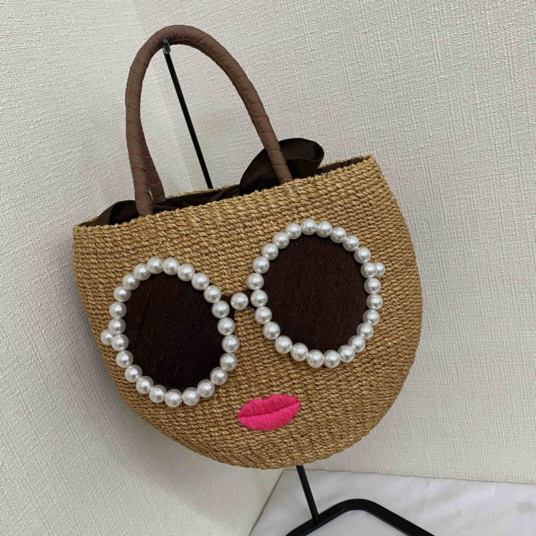 a-jolie - a-jolie アジョリー かごバッグ パールサングラス no.56の