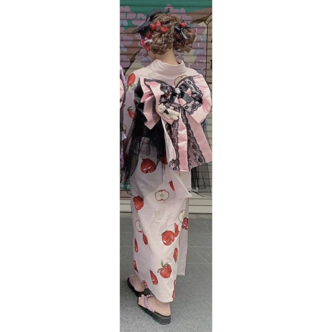 Maison de FLEUR - 只今予約*3点セットオーダメイド作り帯花リボン柄