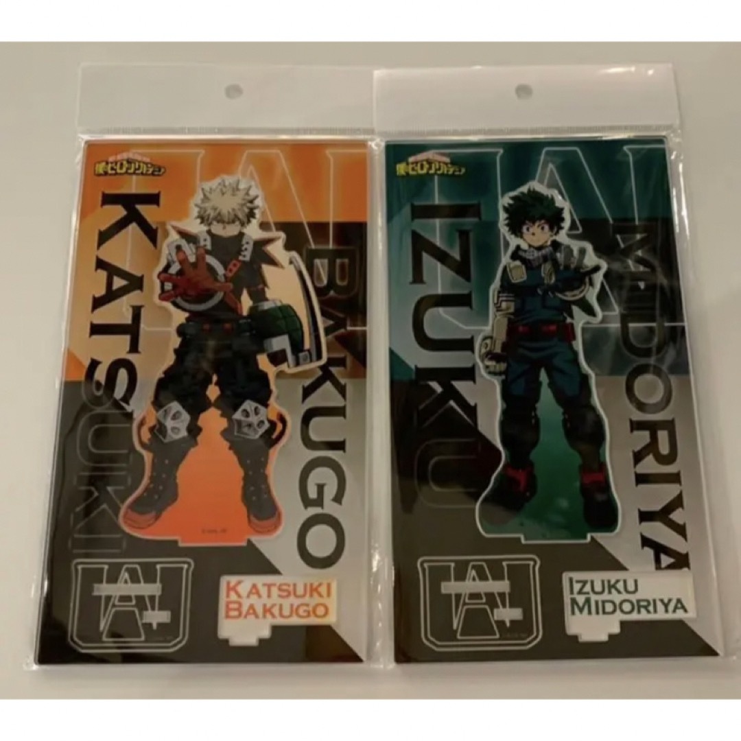 ヒロアカ【⭐️ヒーロープラザ限定】爆豪&緑谷 アクリルスタンドその手