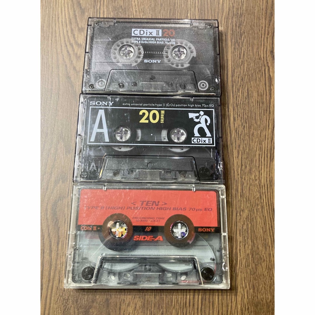 SONY - 使用済みカセットテープ SONY CDix II ハイポジション 全て種類