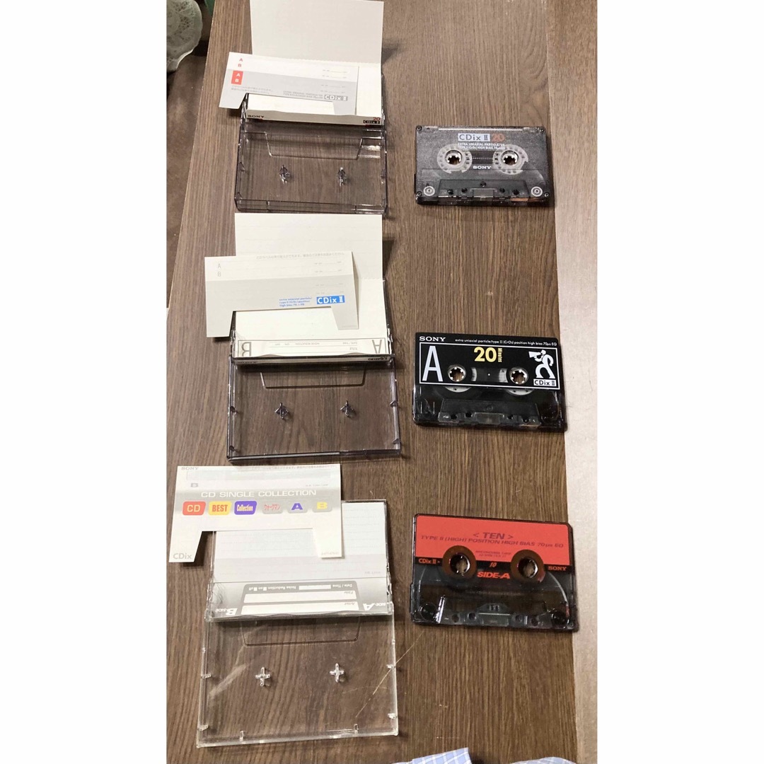 SONY - 使用済みカセットテープ SONY CDix II ハイポジション 全て種類