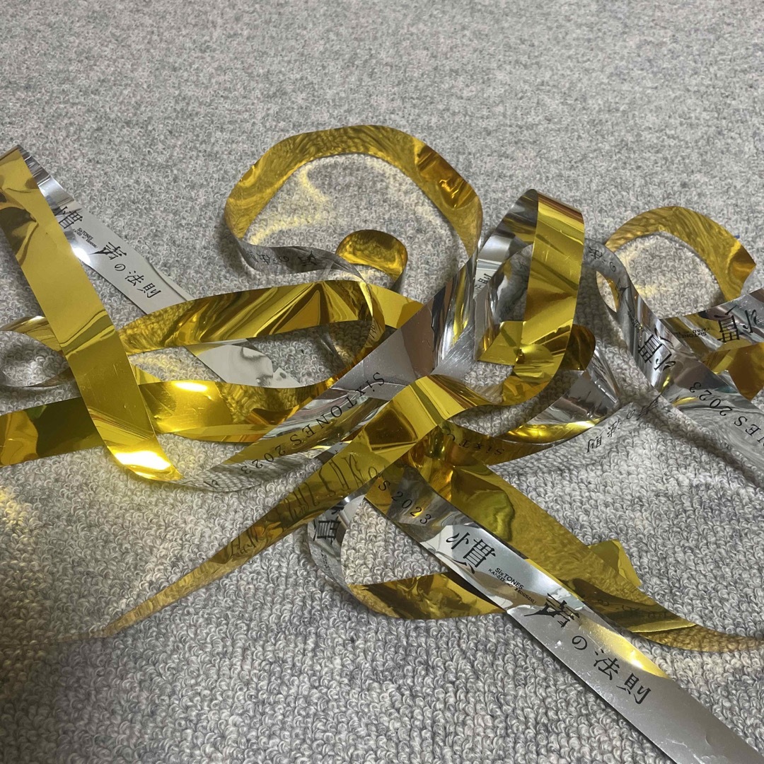 SixTONES - SixTONES 銀テープの通販 by うらり's shop｜ストーンズ