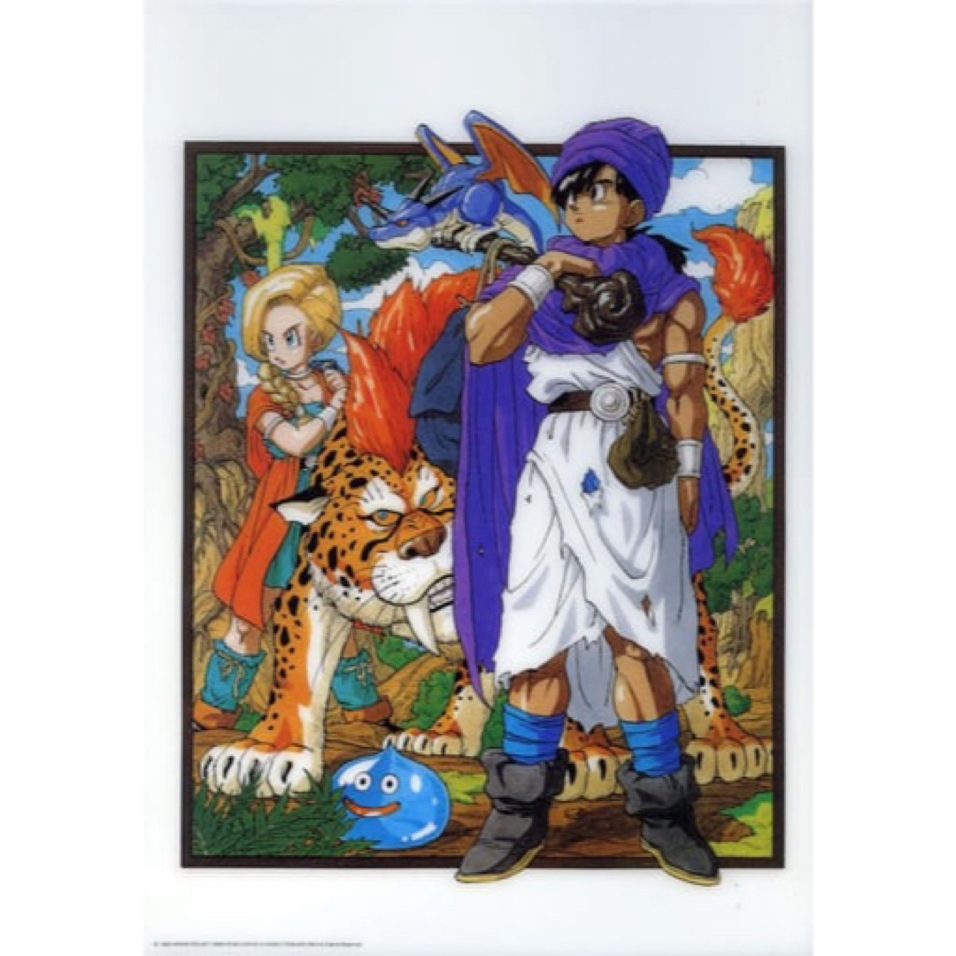 激レア】ドラゴンクエストⅤ パッケージイラスト アートポスター(プラ