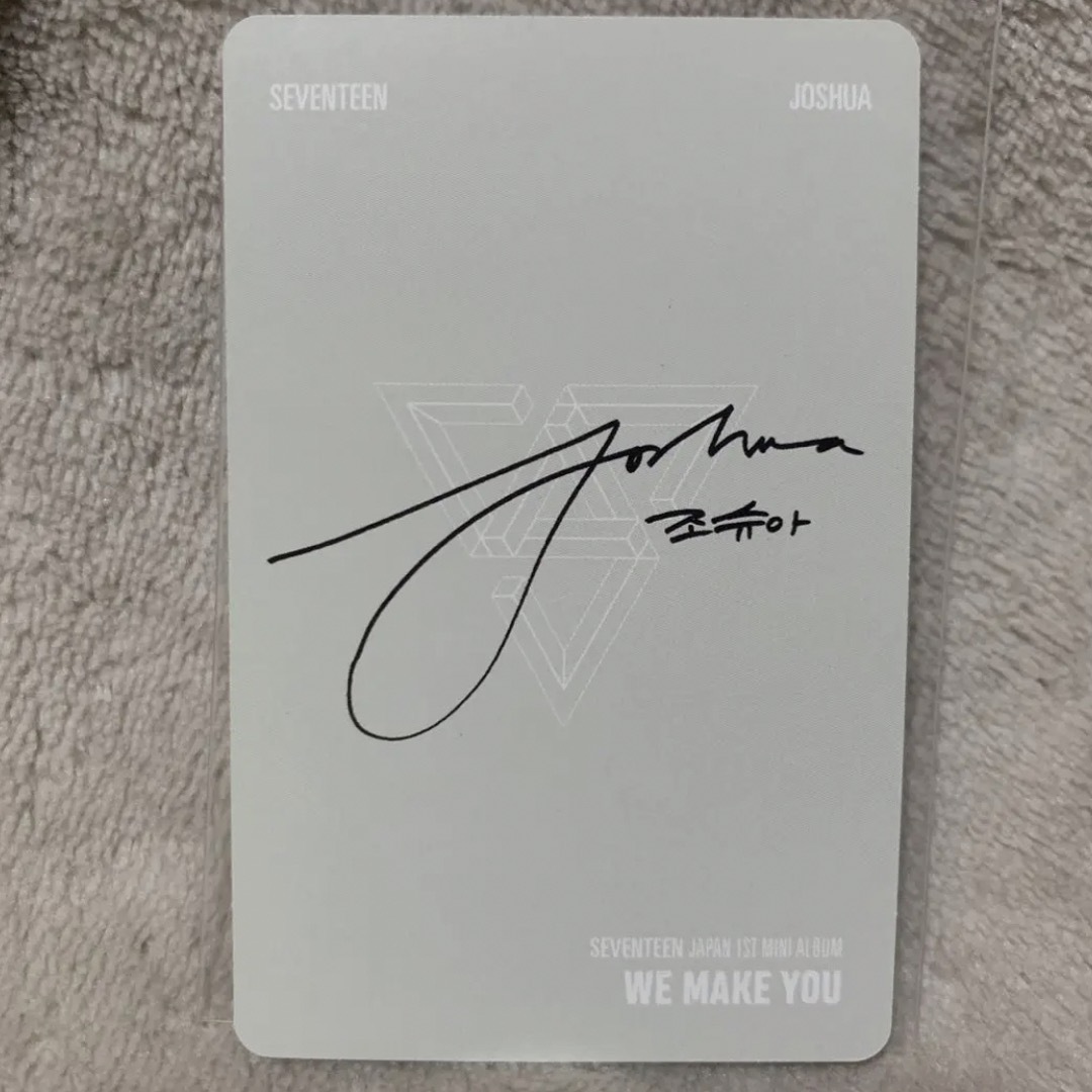 SEVENTEEN - SEVENTEEN ジョシュア トレカ WE MAKE YOU セブチの通販