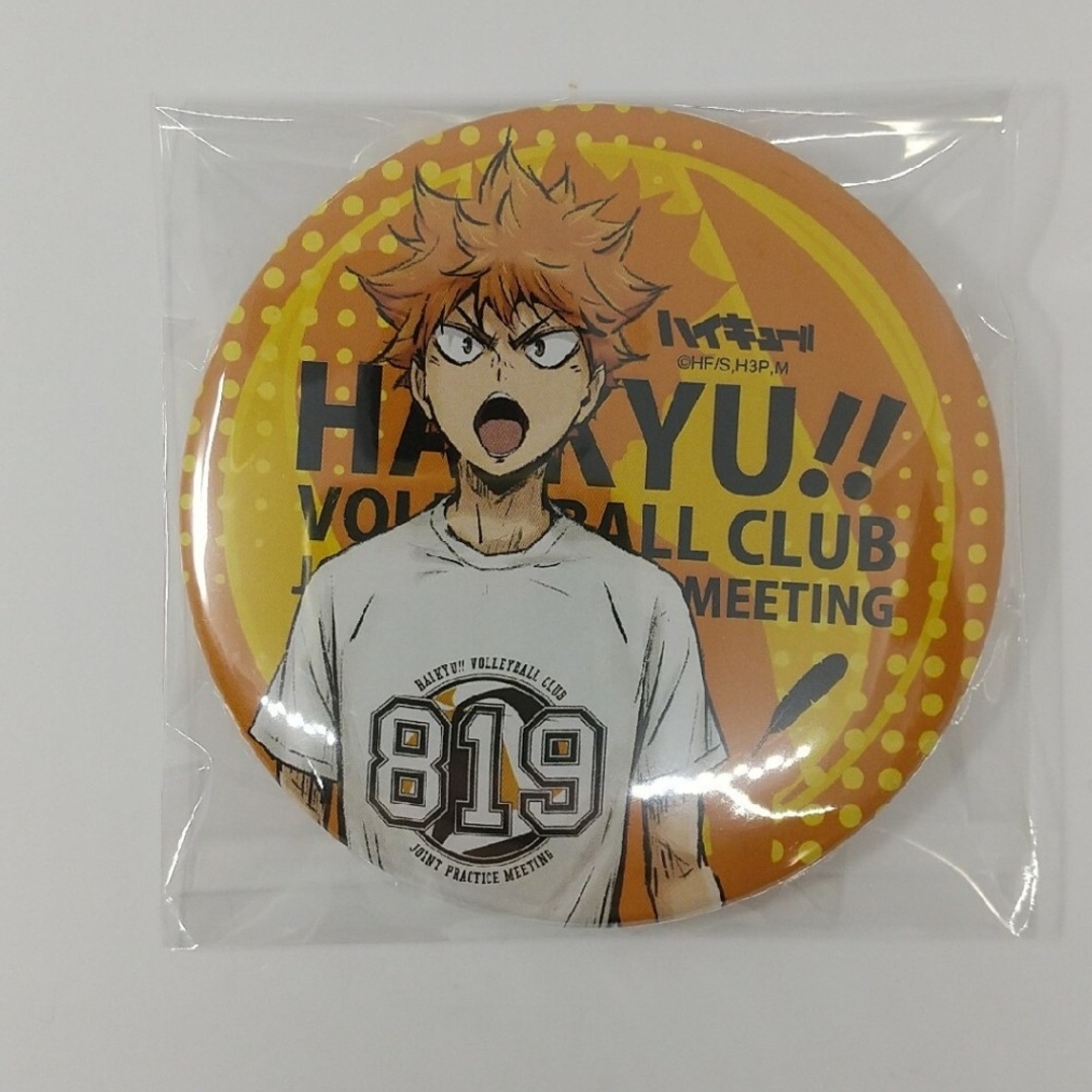 ハイキュー!!米を食べろ 肉を食べろ 野菜も食べろ!! BIG缶バッジ 日向