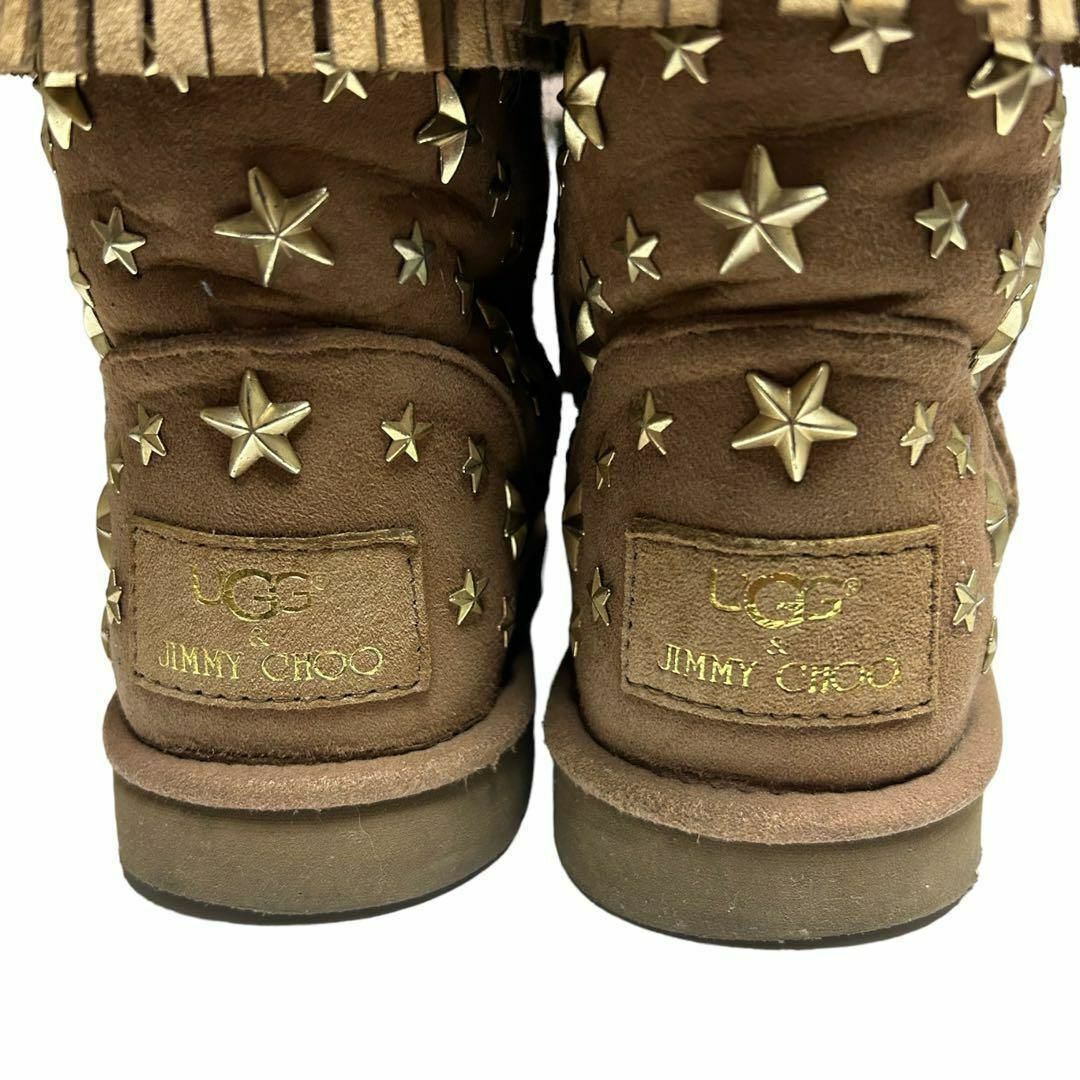 JIMMY CHOO - 【超美品】✨ UGG & JIMMY CHOO ムートンブーツ23.0cm