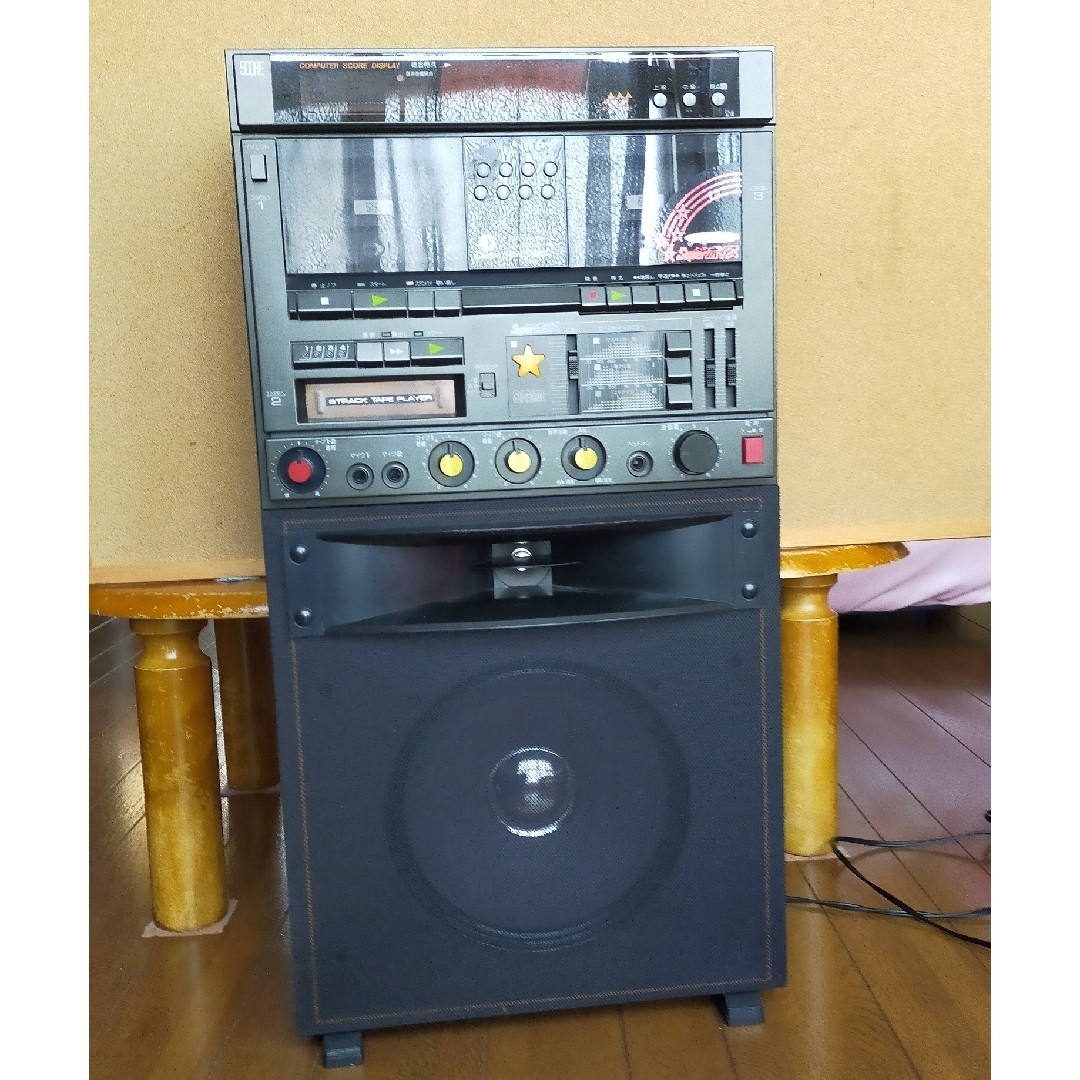 昭和レトロ カセットカラオケ機（ジャンク）の通販 by tomi's shop｜ラクマ