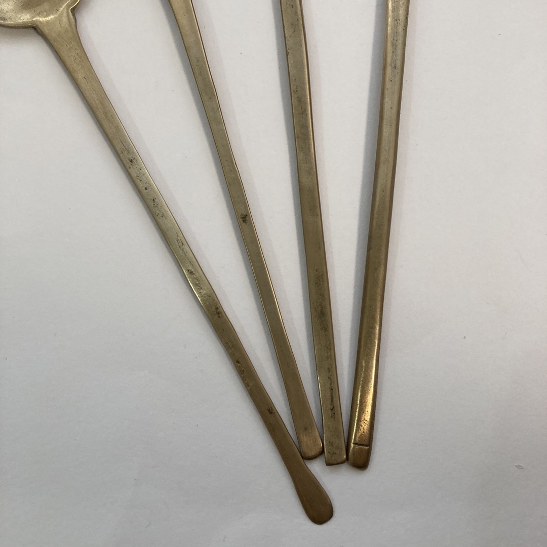 スッカラ / チョッカラ / スプーン / 匙 / 真鍮 / 韓国 / 李朝の通販