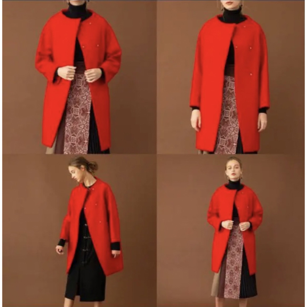 UNITED TOKYO - UNITED TOKYO カシミヤハイネックコクーンコート