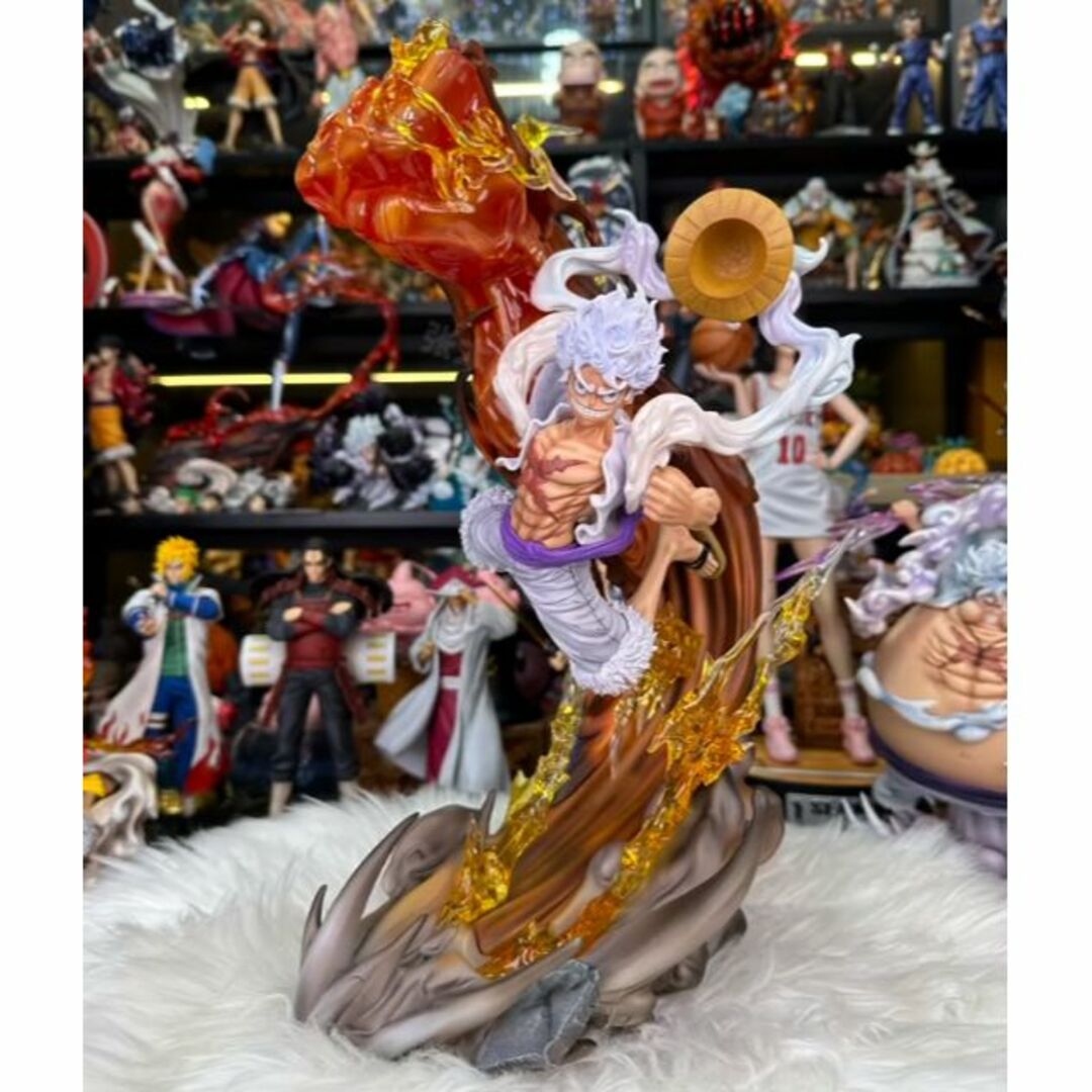 ワンピース ニカ ルフィ ギア5 フィギュア ガレージキット 塗装済み