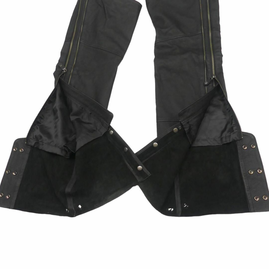 Harley Davidson - ハーレーダビッドソンレザーパンツ チャップス S 黒