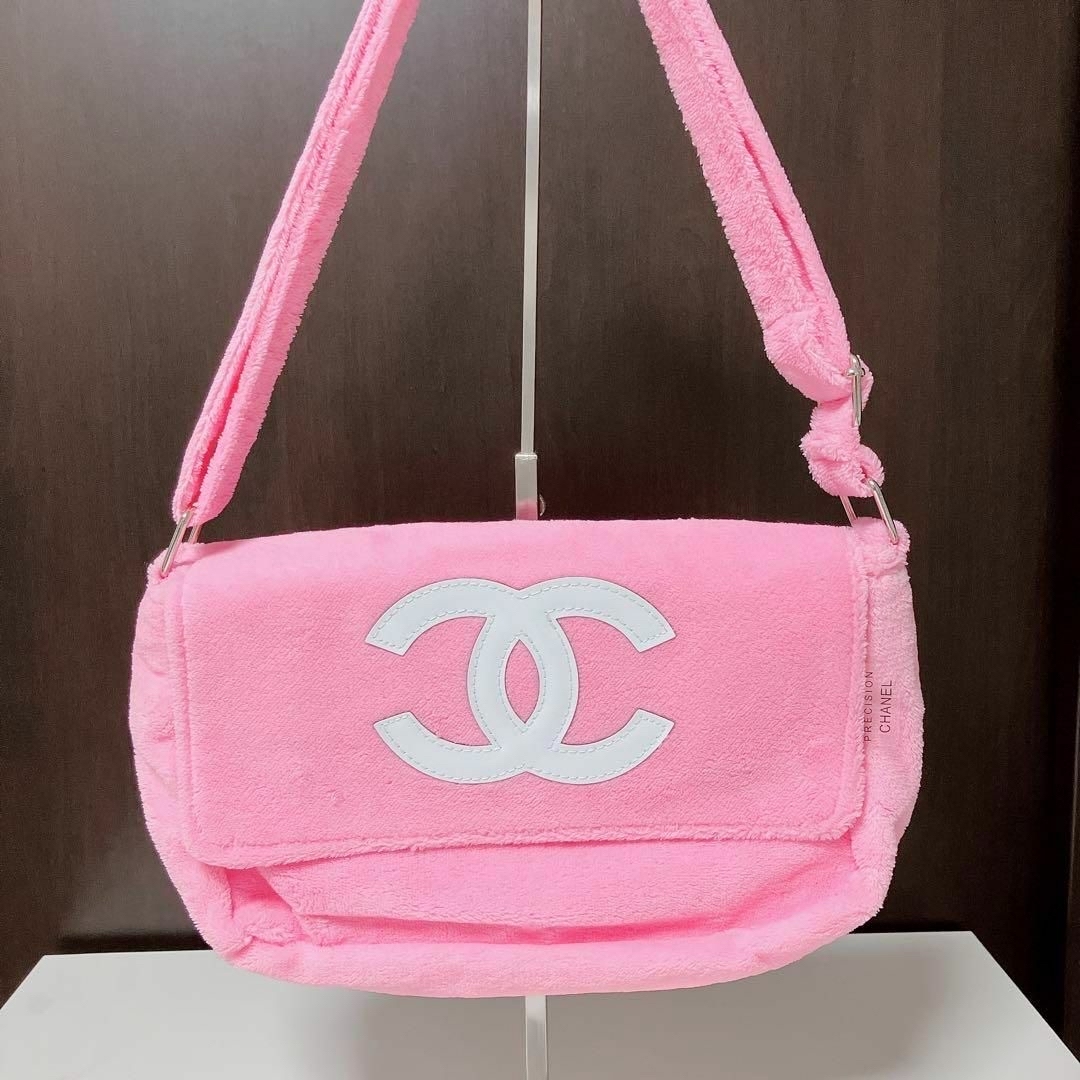 新品同様】CHANEL シャネル ショルダーバッグ ノベルティ ピンクの通販