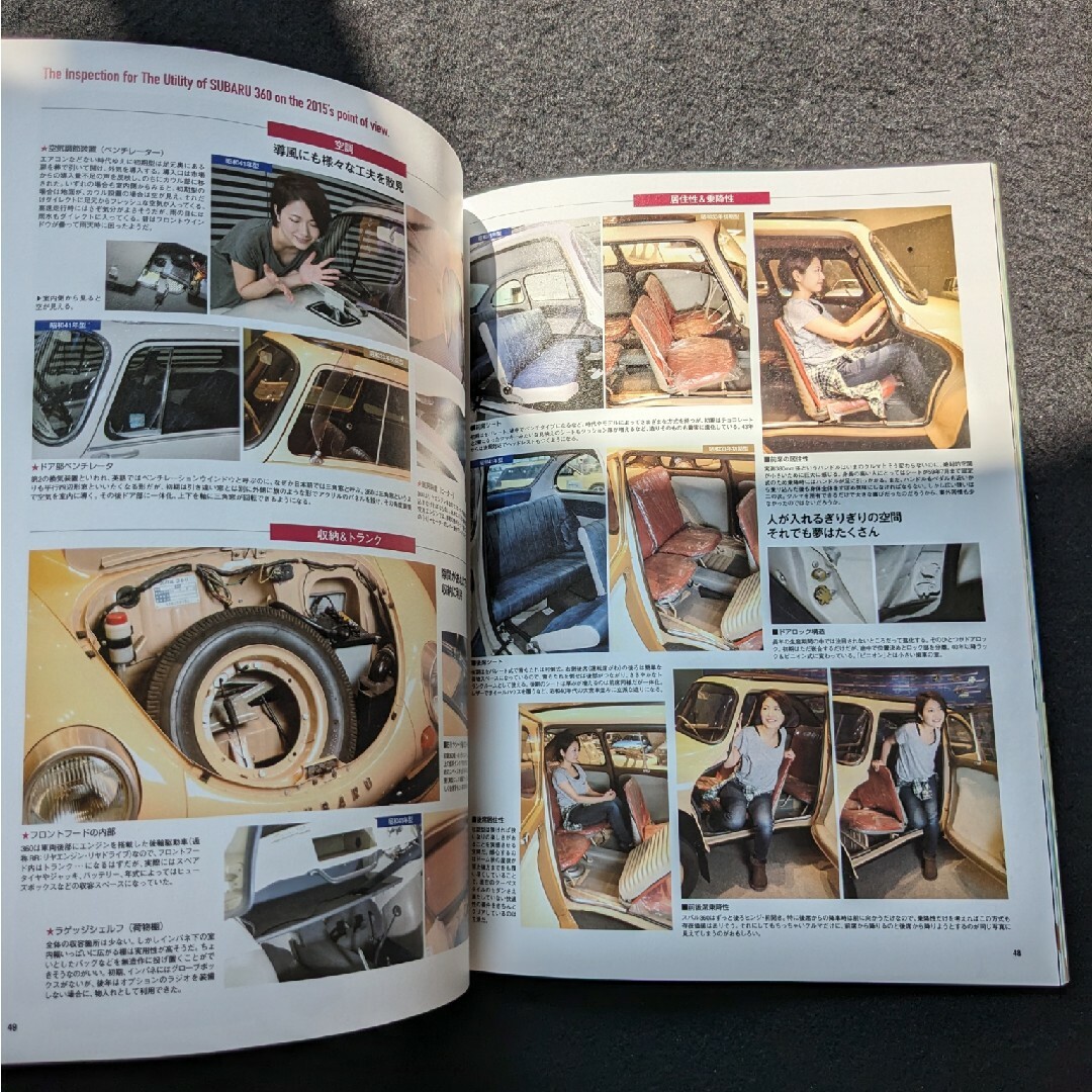 スバル360のすべて K111 初代 メカニズム サンバー スパイダー