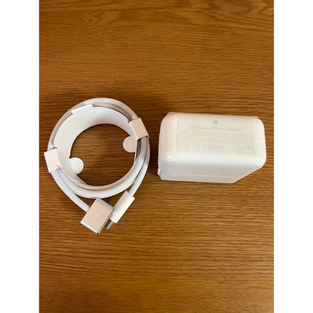 Apple - 【新品】Apple純正 30w USB-C電源アダプタ&MagSafe3ケーブルの