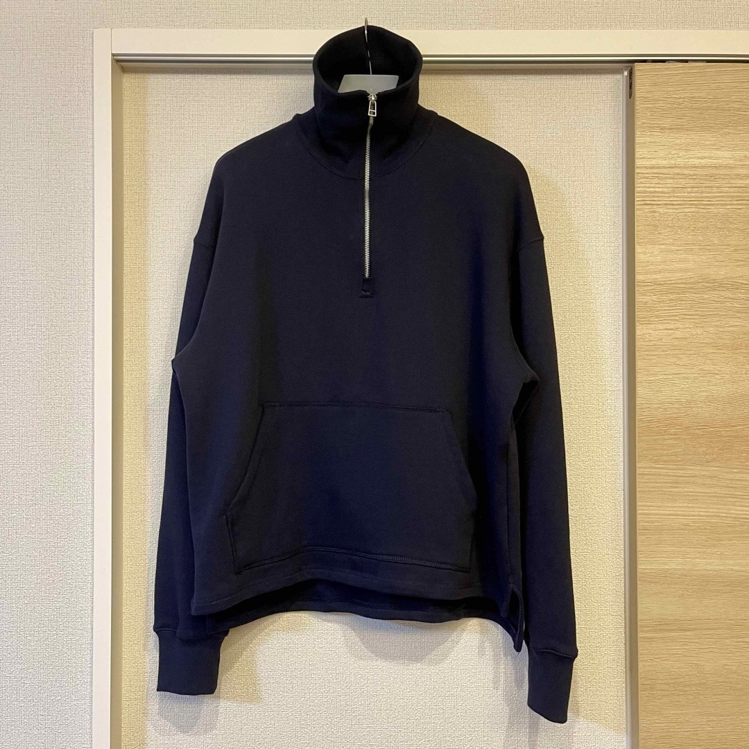 ZARA - 【着1短‼️】ZARA ジッパーネック スウェットシャツ 
