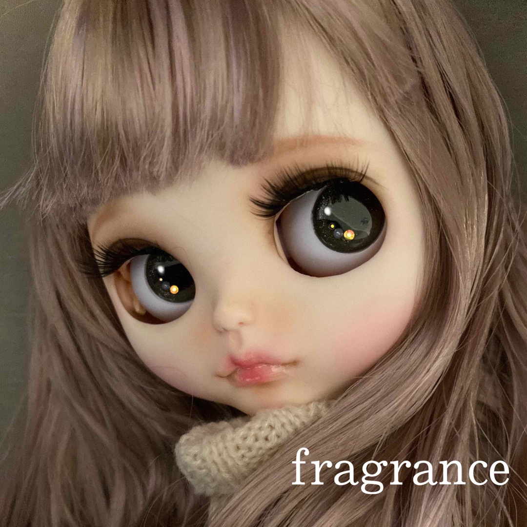 ♡カスタムアイシードール♡ 白肌 icydoll ブライス人形ブラウンmixの