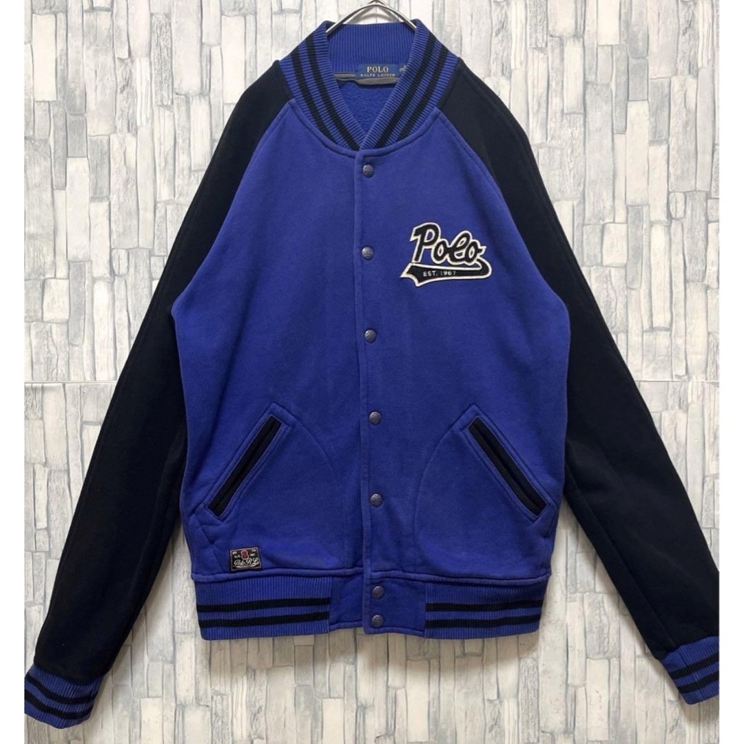 POLO RALPH LAUREN - ポロ ラルフローレン スウェット生地 スタジャン