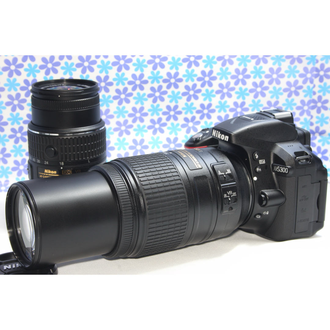 ふじ✨ショット数1127回 Wi-Fi搭載✨Nikon D5300ダブル ふじ✨ショット