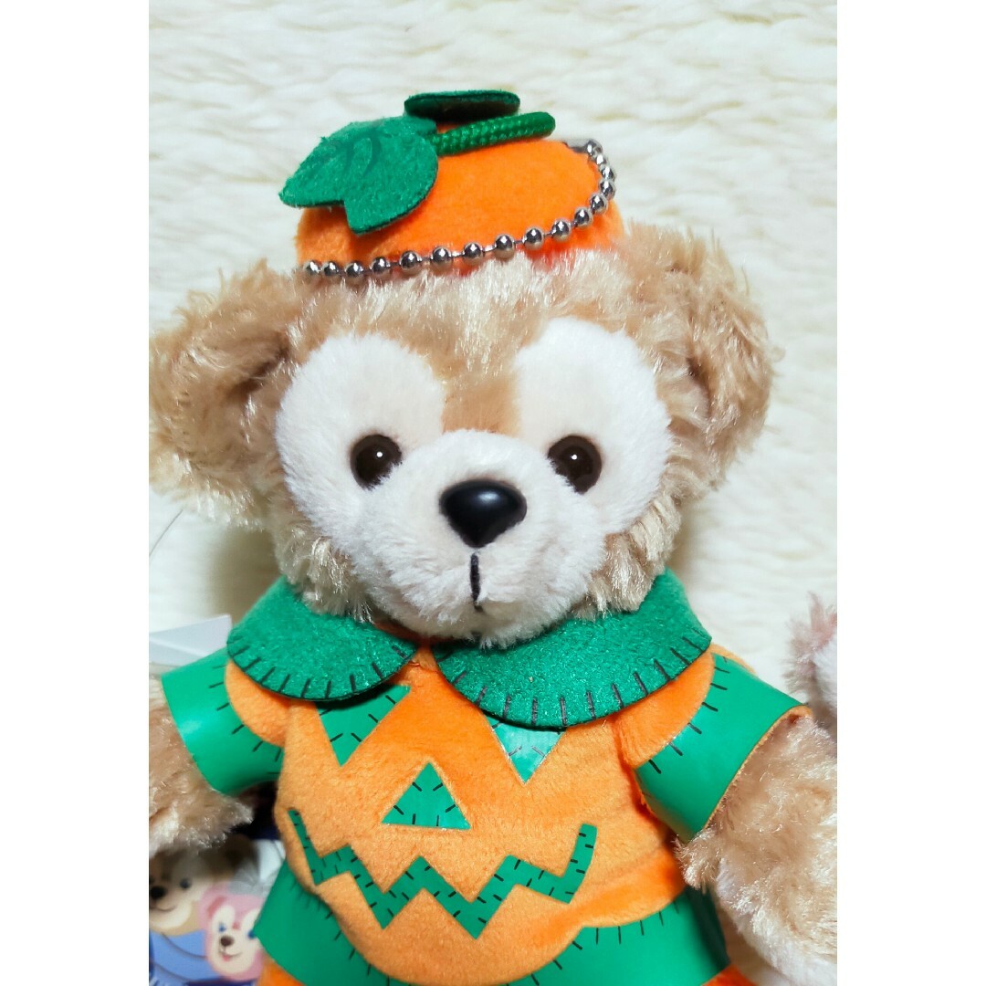 新品 TDS ダッフィーシェリーメイかぼちゃハロウィン ぬいぐるみ