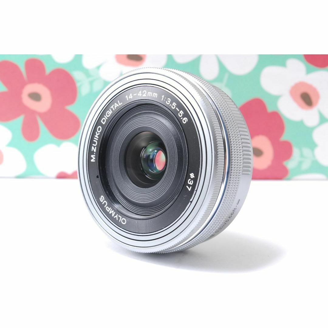 ❤電動ズーム❤️オリンパス 14-42mm EZ❤パンケーキレンズ❤大人気❤