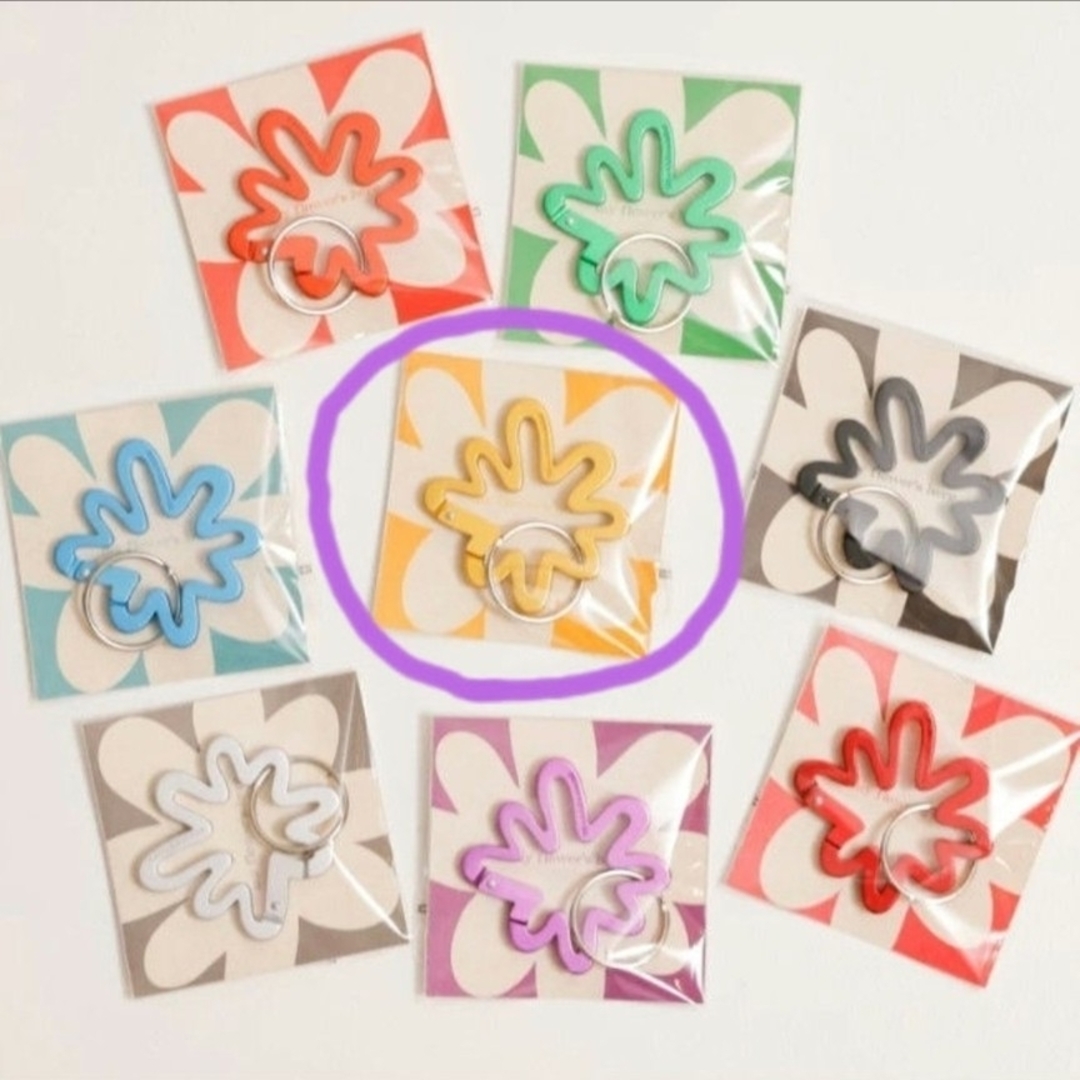 ☆藤井風さん☆ 【新品未使用】 花カラビナ 黄 my flower's hereの通販