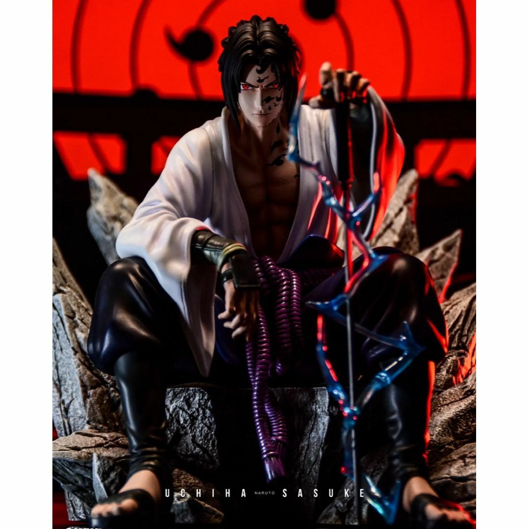 ナルト うちはサスケ ガレージキット 塗装済み完成品 フィギュア 1/6