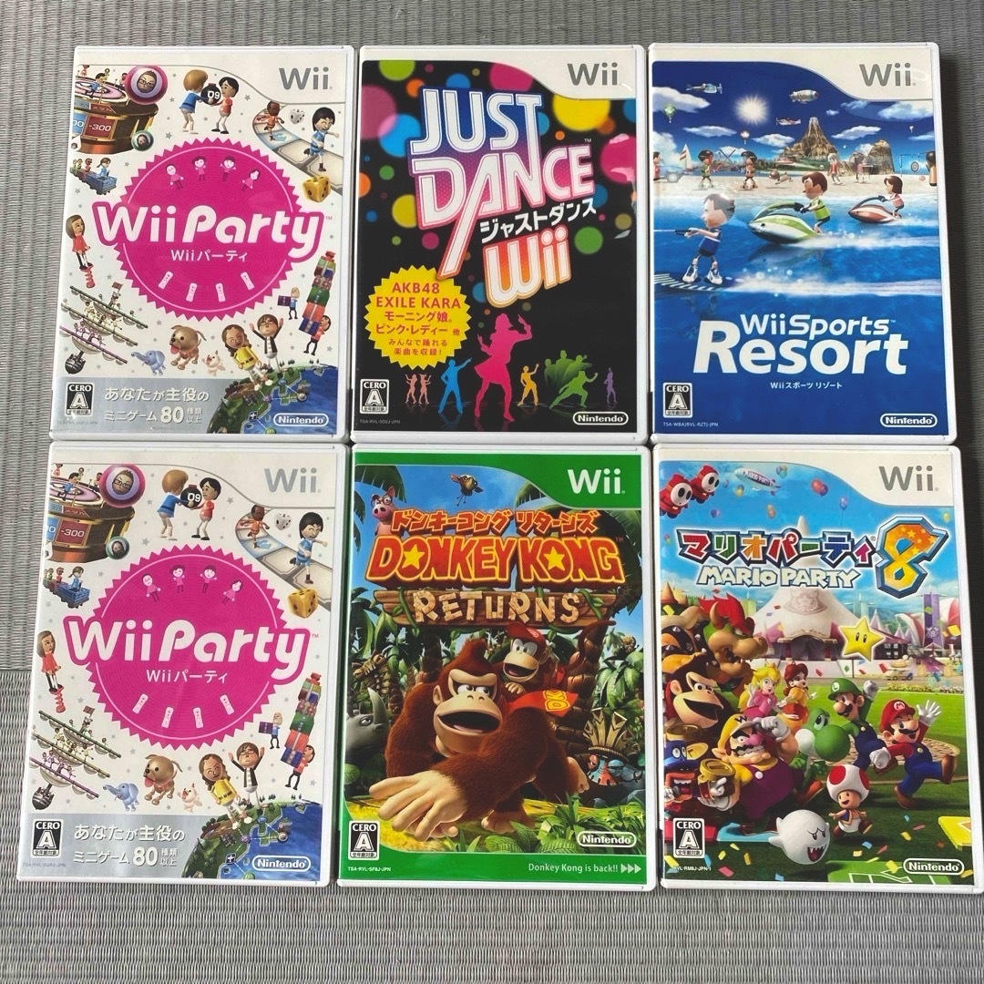Wii - Wiiゲームソフト6点 まとめ売り‼️の通販 by gaia's shop