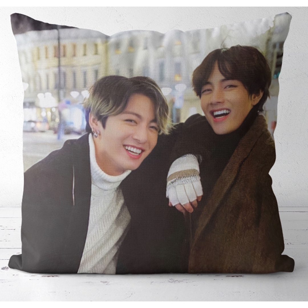 BTS ジン クッションカバー ふわさら 45 再入荷 BTS グク クッション