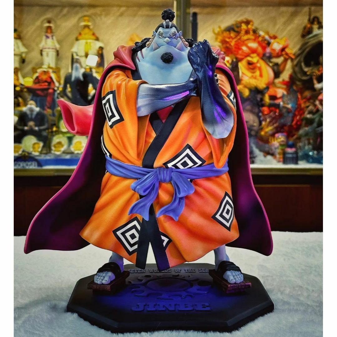 ワンピース 海峡のジンベエ フィギュア ガレージキット 塗装済み完成品