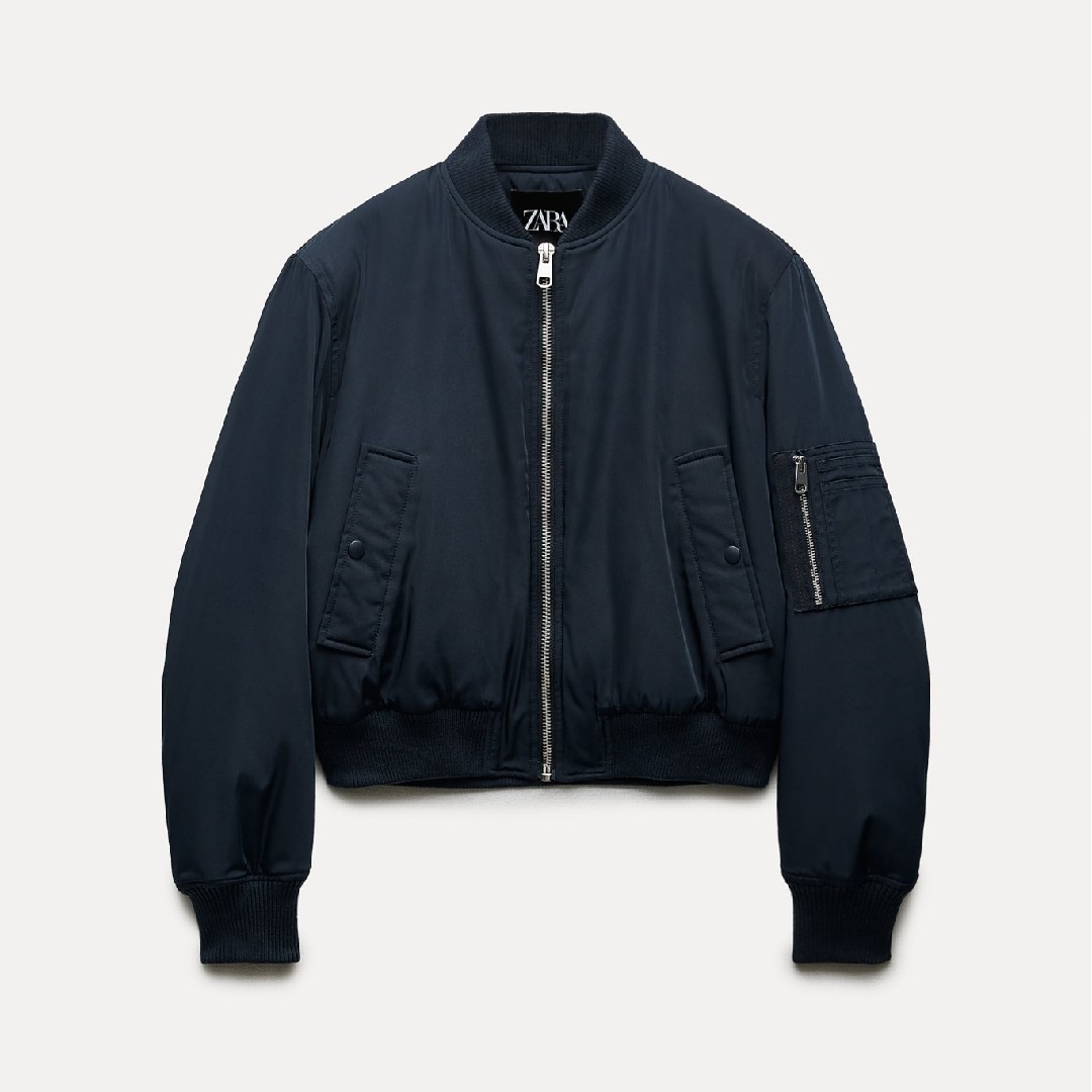 ZARA - ZARA ZW COLLECTION ショート ボンバージャケット XSサイズの