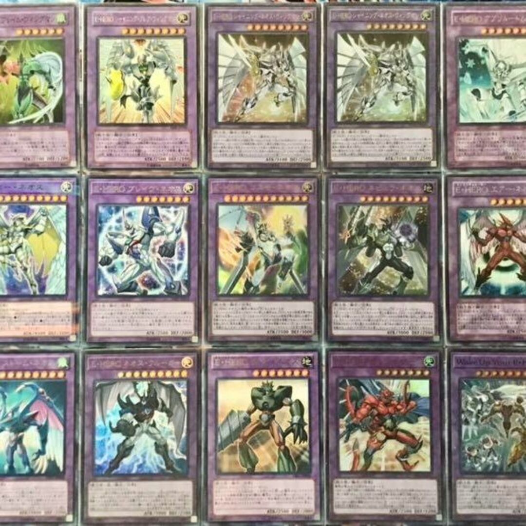 遊戯王 - 本格構築【十代HEROネオス 】デッキ＆EX15枚＆二重スリーブ