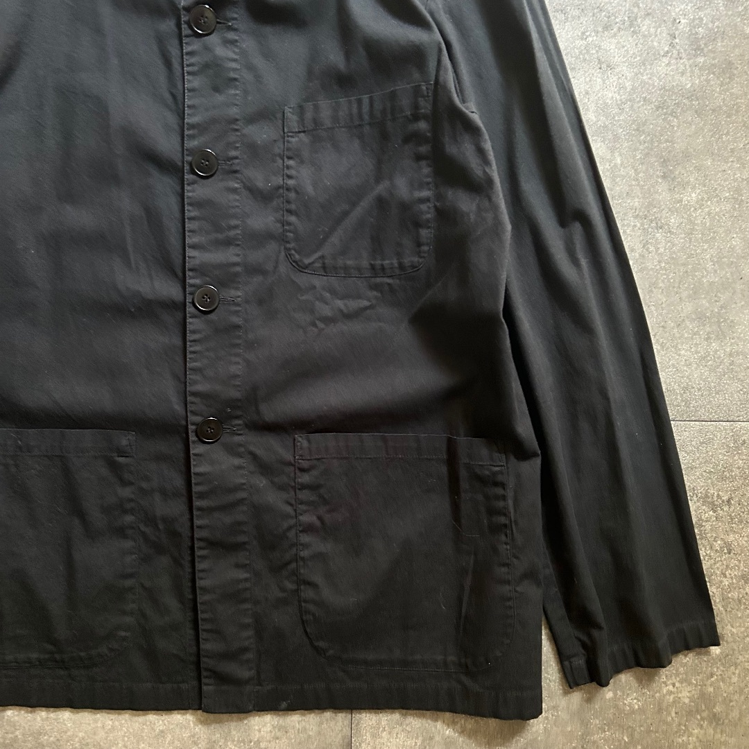 agnes b. - 90s アニエスベー シャツジャケット フランス製 ブラック