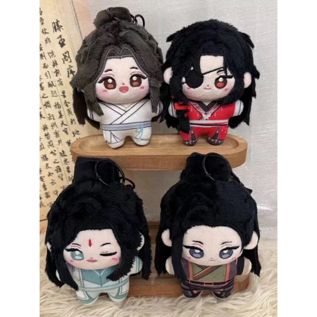 天官賜福 謝憐 花城 黑水 師青玄 10cm ぬいぐるみの通販 by 柘榴ベア