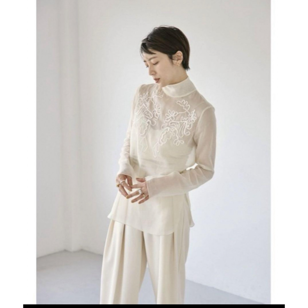 TODAYFUL - 値下げ 美品 Sheer Embroidery Blouseの通販 by shop A