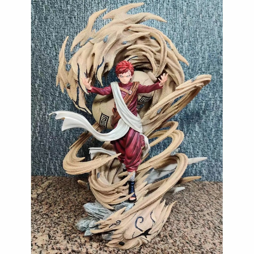 ナルト 疾風伝 我愛羅 があら ガレージキット フィギュア 塗装済み完成