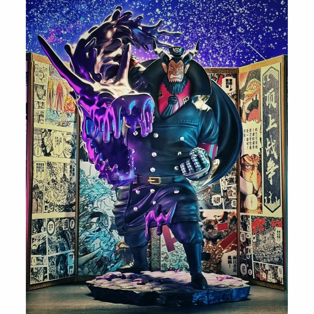 ワンピース 刑務官 マゼラン フィギュア ガレージキット 塗装済み完成