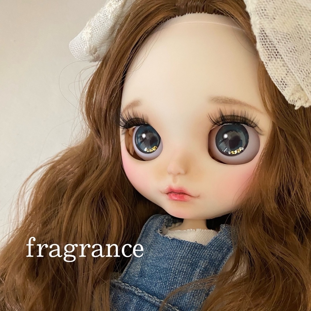 カスタムアイシードール icydoll ブライス 人形 白肌 ブラウン ロング