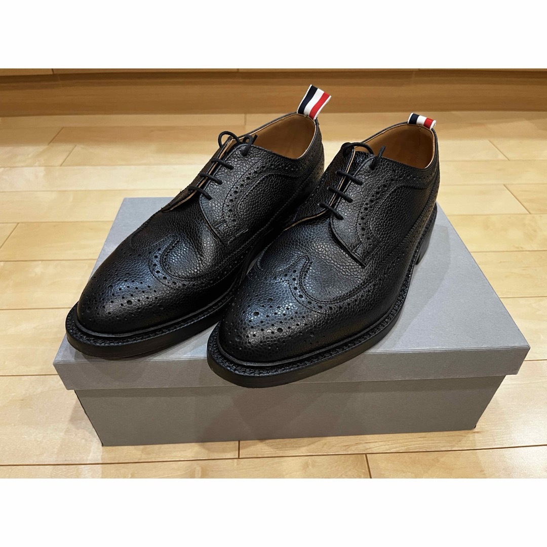 THOM BROWNE - US9.0 Thom Browne ウィングチップ レザーシューズの