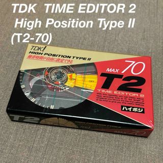 TDK - 極レア品☆TDK カセットテープTIME EDITOR2 ハイポジ タイプ2の