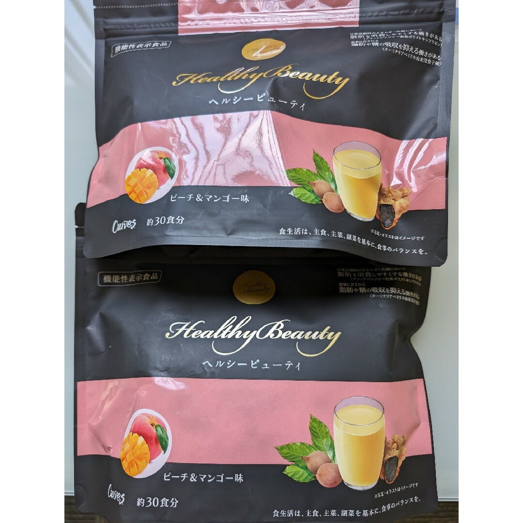 カーブス】ヘルシービューティー ピーチ＆マンゴー味 3袋 カーブス